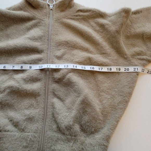 Whitney Simmons X Gymshark Eyelash Knit Jacket S Cement Brown - Picture 4 of 9